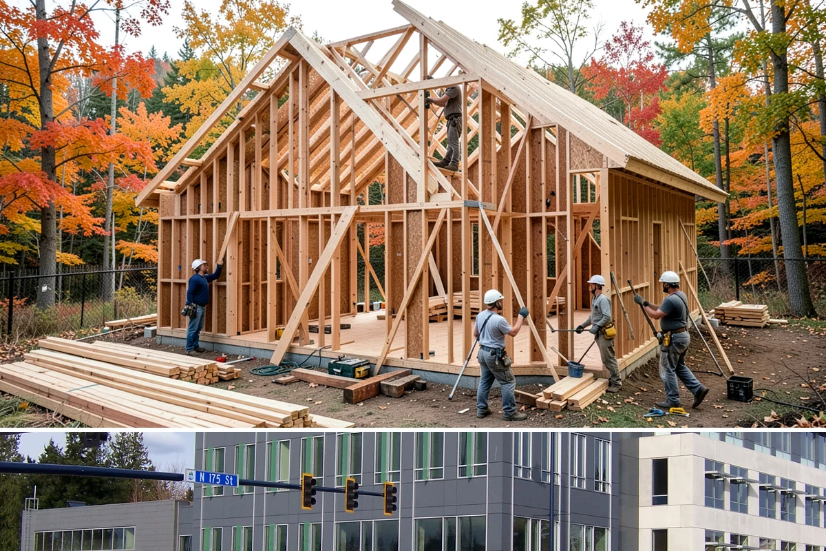 Home Studio Construction in Shoreline, King County, WA - Studio construction is interior work suitable for any time of year, weather notwithstanding.