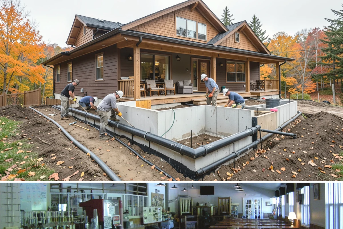 Home Theater Construction in Black Diamond, King County, WA - Home theater builds are entirely indoor and can be scheduled comfortably in any season.