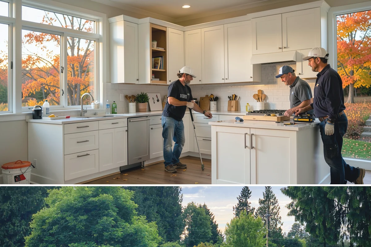 Home Theater Construction in Bonney Lake, Pierce County, WA - Home theater builds are entirely indoor and can be scheduled comfortably in any season.