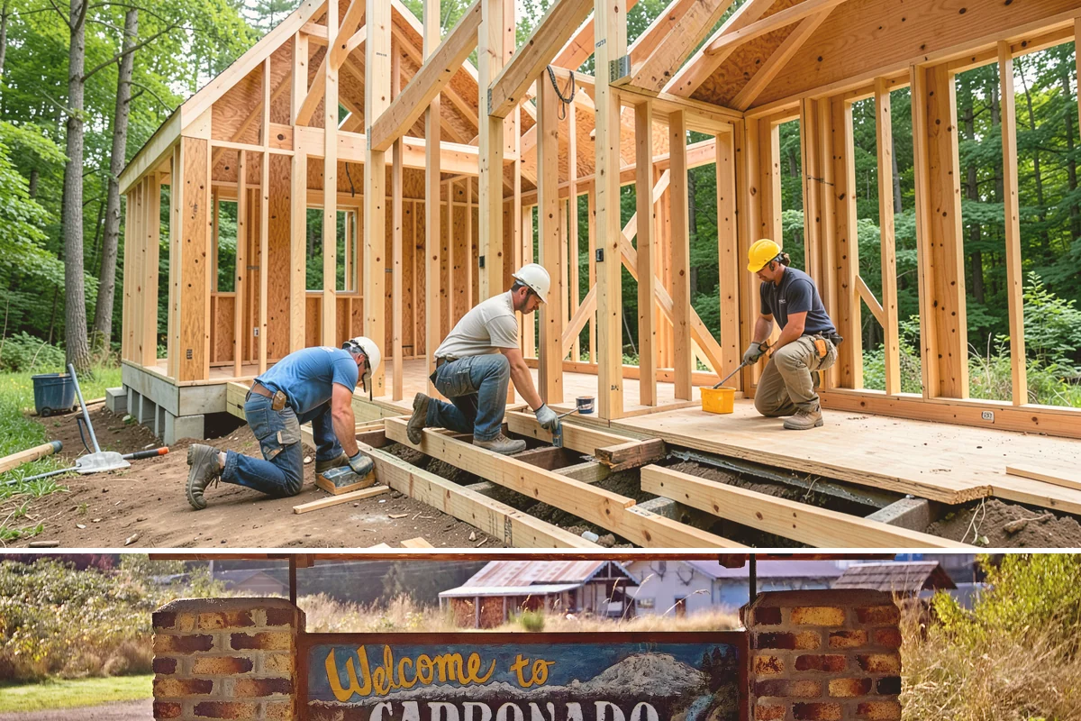 Home Theater Construction in Carbonado, Pierce County, WA - Home theater builds are entirely indoor and can be scheduled comfortably in any season.
