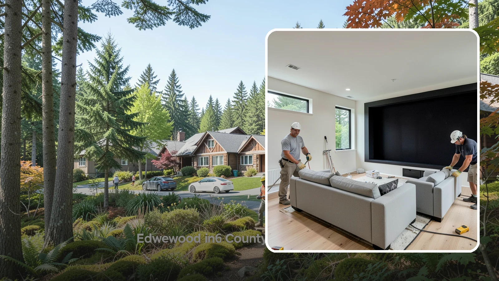 Home Theater Construction in Edgewood, Pierce County, WA - We construct home theaters with the acoustics, wiring, and seating for a true cinema experience.