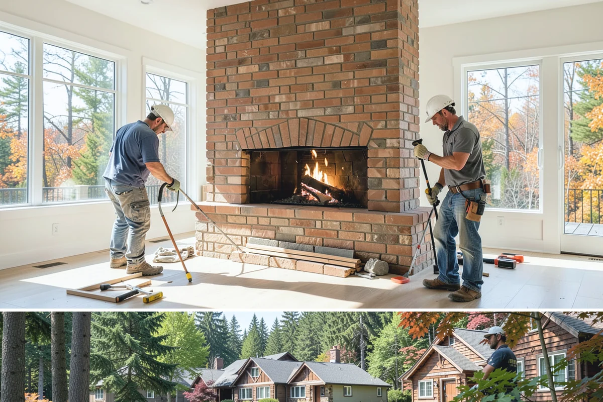 Home Theater Construction in Edgewood, Pierce County, WA - Home theater builds are entirely indoor and can be scheduled comfortably in any season.