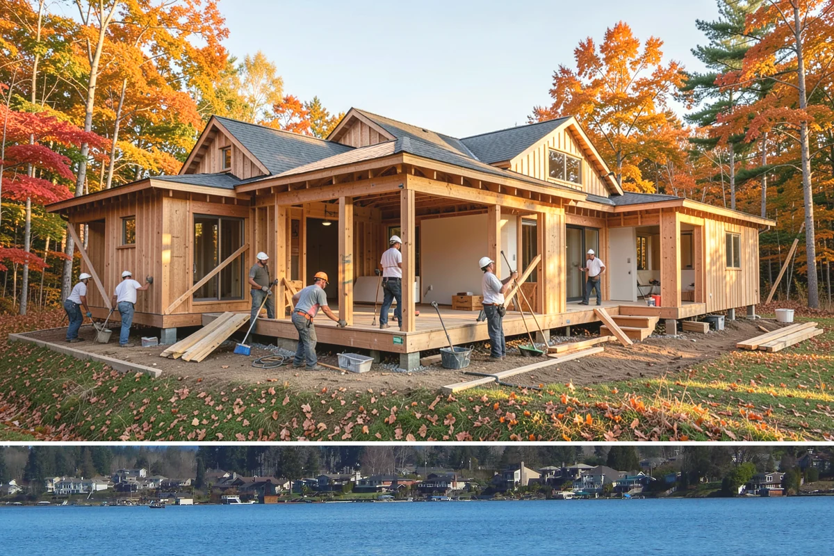 Home Theater Construction in Lake Stevens, Snohomish County, WA - Home theater builds are entirely indoor and can be scheduled comfortably in any season.