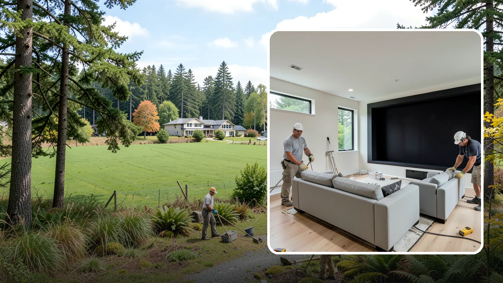 Home Theater Construction in Lyman, Skagit County, WA - We construct home theaters with the acoustics, wiring, and seating for a true cinema experience.