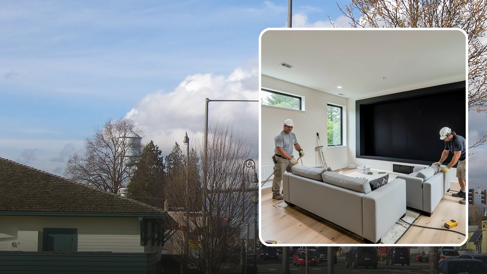 Home Theater Construction in Marysville, Snohomish County, WA - We construct home theaters with the acoustics, wiring, and seating for a true cinema experience.