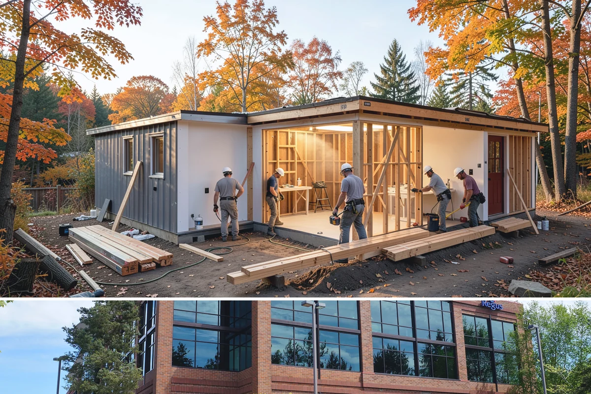 Home Theater Construction in Mountlake Terrace, Snohomish County, WA - Home theater builds are entirely indoor and can be scheduled comfortably in any season.