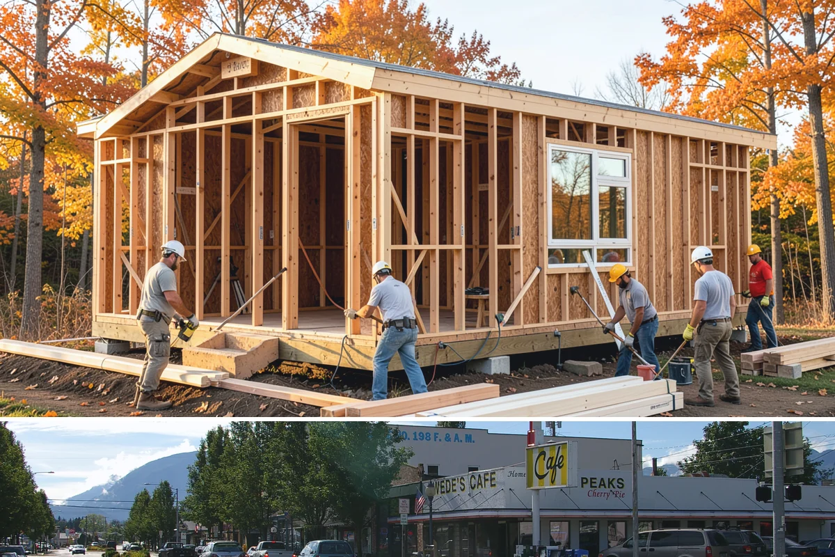 Home Theater Construction in North Bend, King County, WA - Home theater builds are entirely indoor and can be scheduled comfortably in any season.