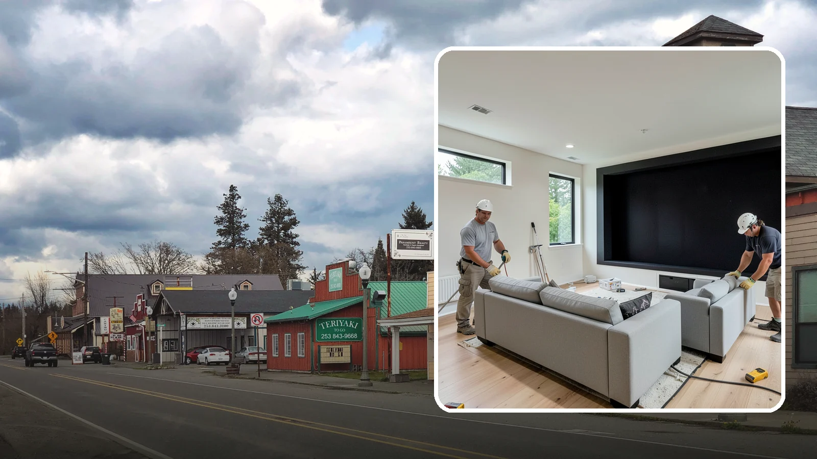 Home Theater Construction in Roy, Pierce County, WA - We construct home theaters with the acoustics, wiring, and seating for a true cinema experience.