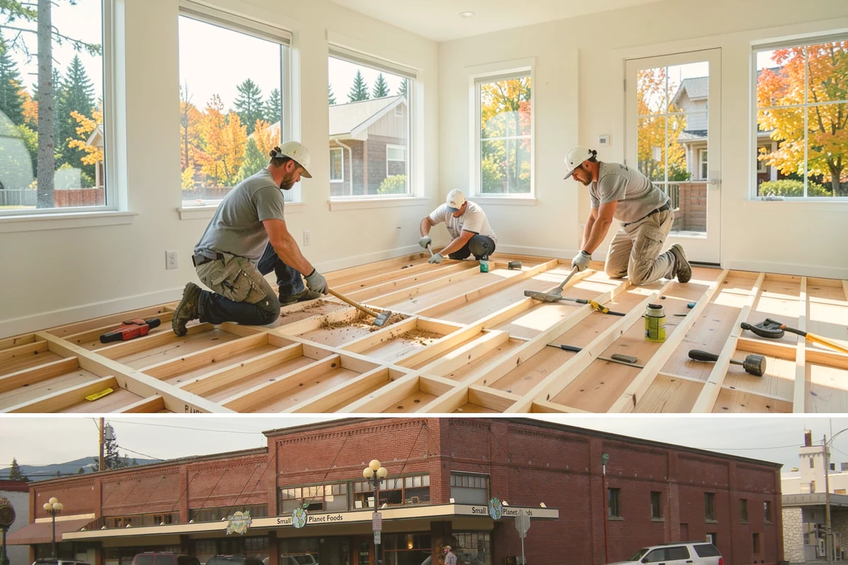 Home Theater Construction in Sedro-Woolley, Skagit County, WA - Home theater builds are entirely indoor and can be scheduled comfortably in any season.
