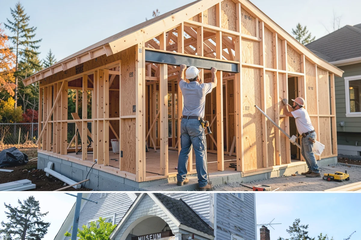 Home Theater Construction in Steilacoom, Pierce County, WA - Home theater builds are entirely indoor and can be scheduled comfortably in any season.