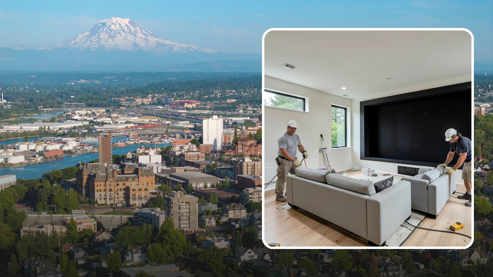 Home Theater Construction in Tacoma, Pierce County, WA - We construct home theaters with the acoustics, wiring, and seating for a true cinema experience.