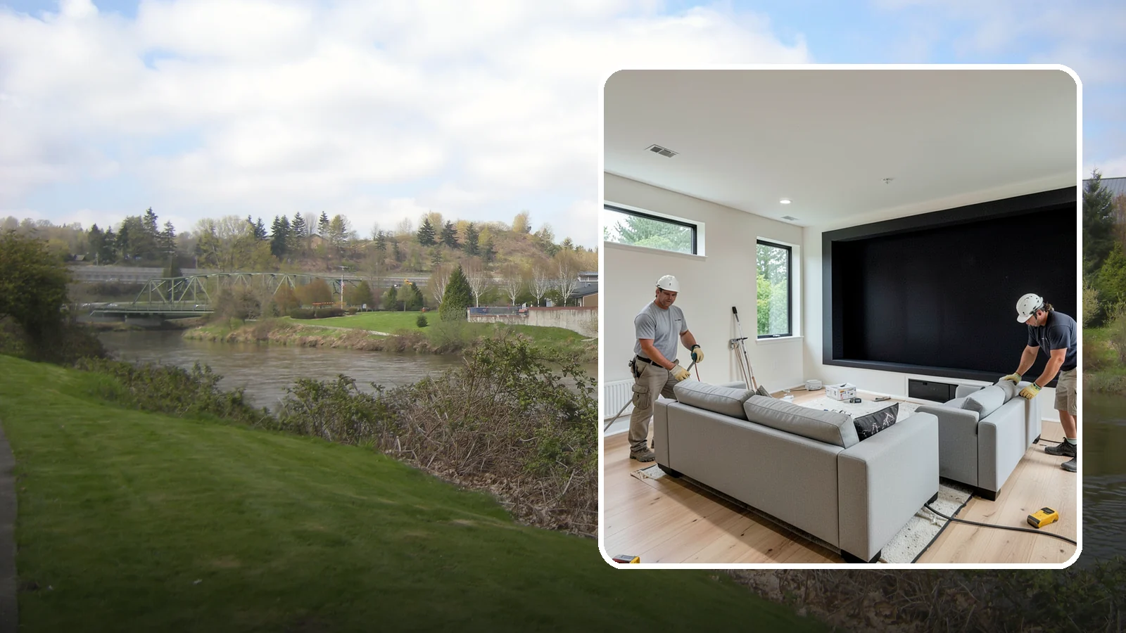 Home Theater Construction in Tukwila, King County, WA - We construct home theaters with the acoustics, wiring, and seating for a true cinema experience.