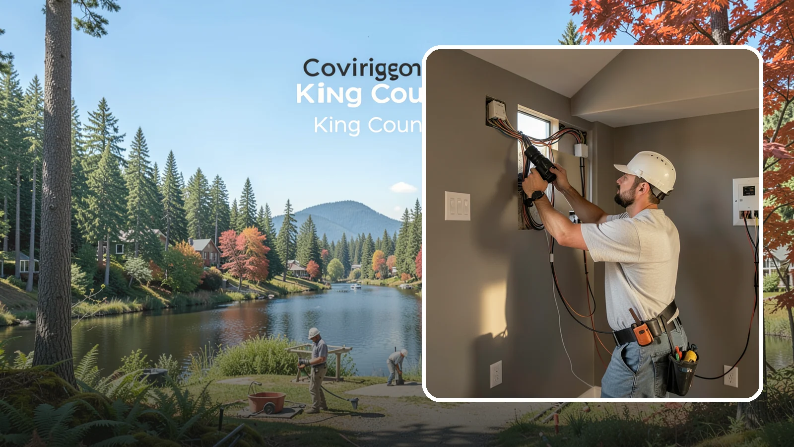 Home Theater Wiring in Covington, King County, WA - We run clean, hidden home theater wiring for immersive picture and surround sound without the cable clutter.