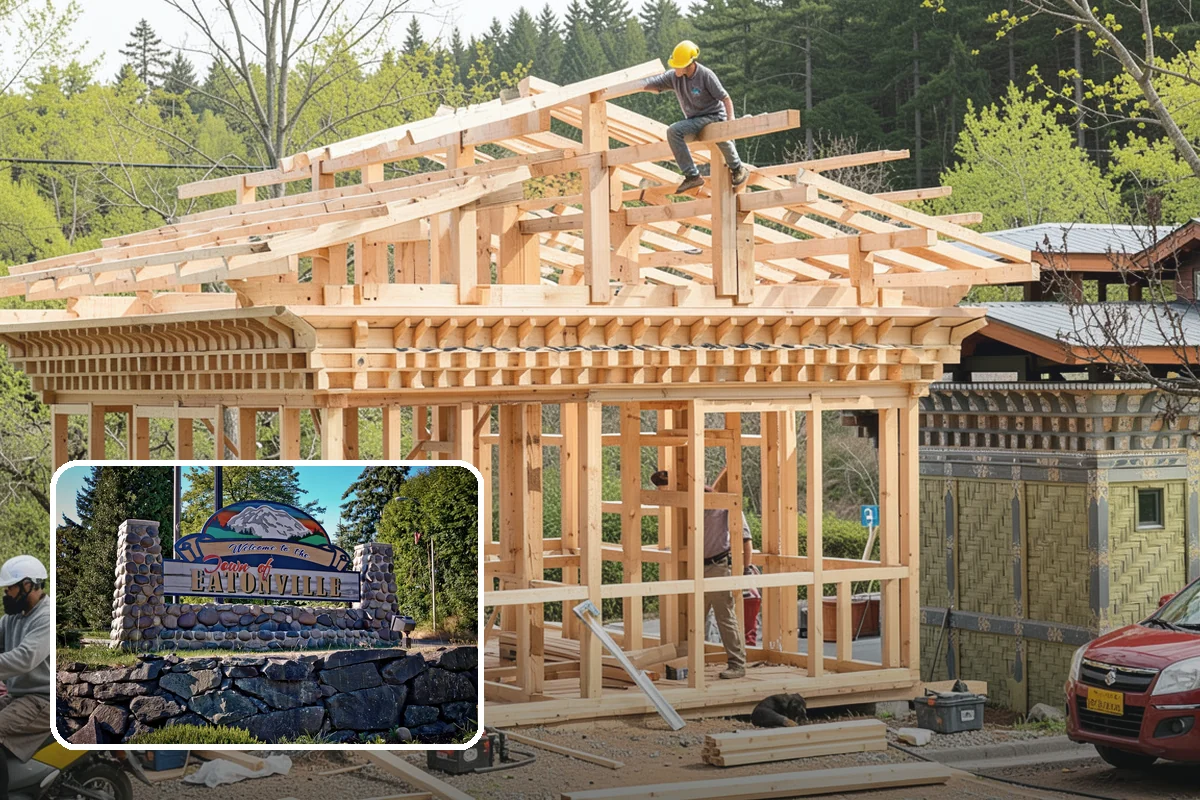 Home Theater Wiring in Eatonville, Pierce County, WA - Hidden wiring for a clean, clutter-free room