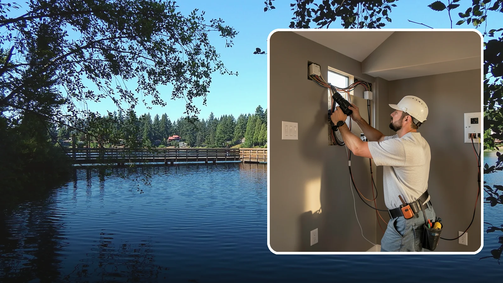 Home Theater Wiring in Federal Way, King County, WA - We run clean, hidden home theater wiring for immersive picture and surround sound without the cable clutter.