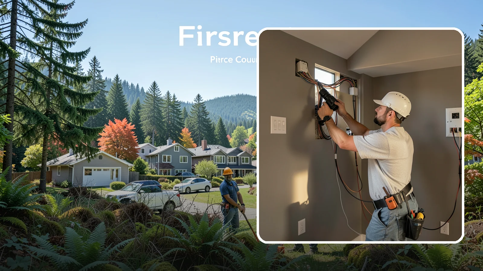 Home Theater Wiring in Fircrest, Pierce County, WA - We run clean, hidden home theater wiring for immersive picture and surround sound without the cable clutter.