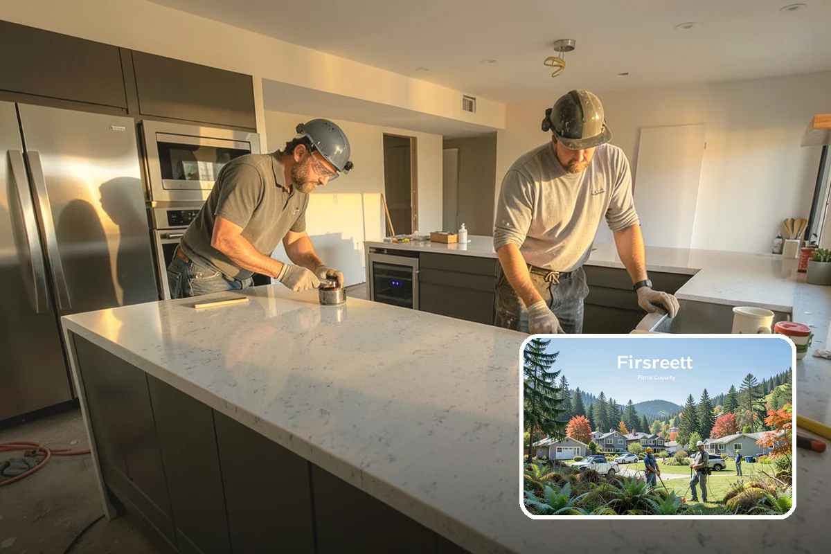 Home Theater Wiring in Fircrest, Pierce County, WA - Hidden wiring for a clean, clutter-free room