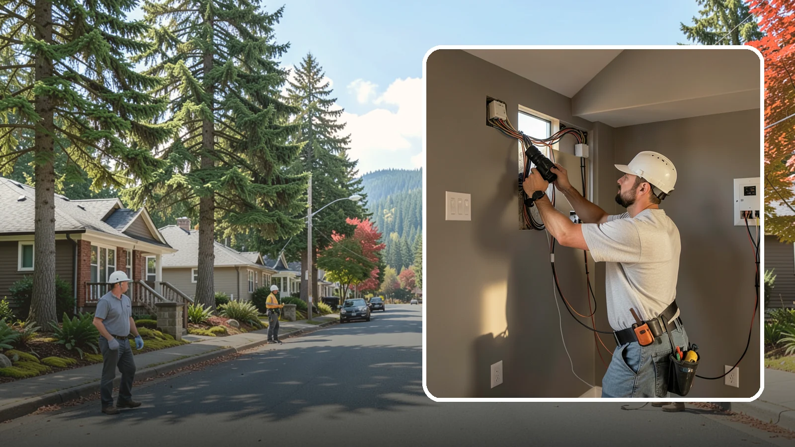 Home Theater Wiring in Hunts Point, King County, WA - We run clean, hidden home theater wiring for immersive picture and surround sound without the cable clutter.