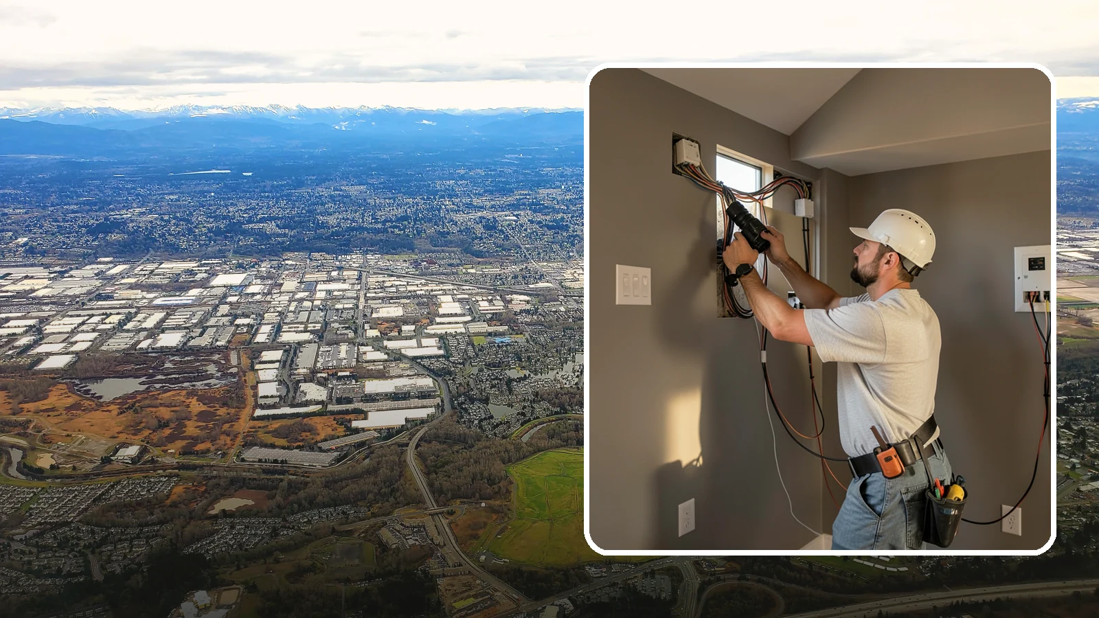 Home Theater Wiring in Kent, King County, WA - We run clean, hidden home theater wiring for immersive picture and surround sound without the cable clutter.
