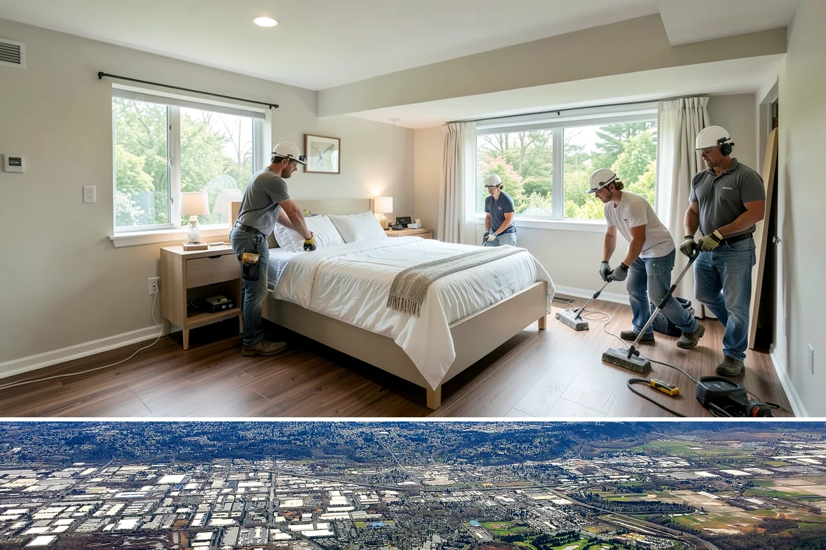 Home Theater Wiring in Kent, King County, WA - Home theater wiring fits well within a remodel or as an indoor project during the rainy PNW winter.