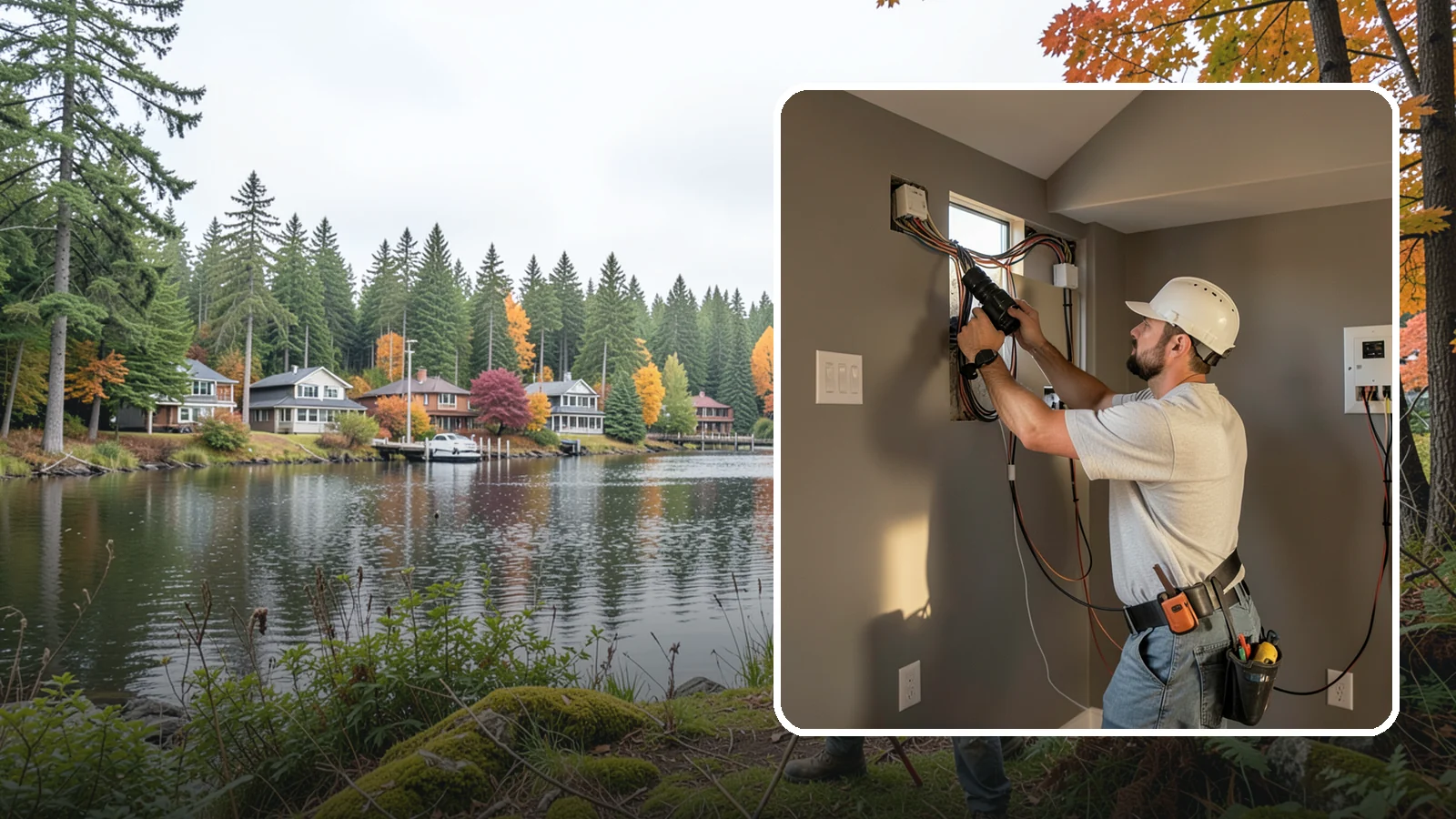 Home Theater Wiring in La Conner, Skagit County, WA - We run clean, hidden home theater wiring for immersive picture and surround sound without the cable clutter.