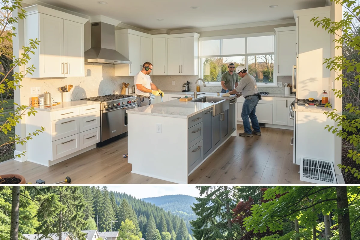 Home Theater Wiring in Lake Forest Park, King County, WA - Home theater wiring fits well within a remodel or as an indoor project during the rainy PNW winter.