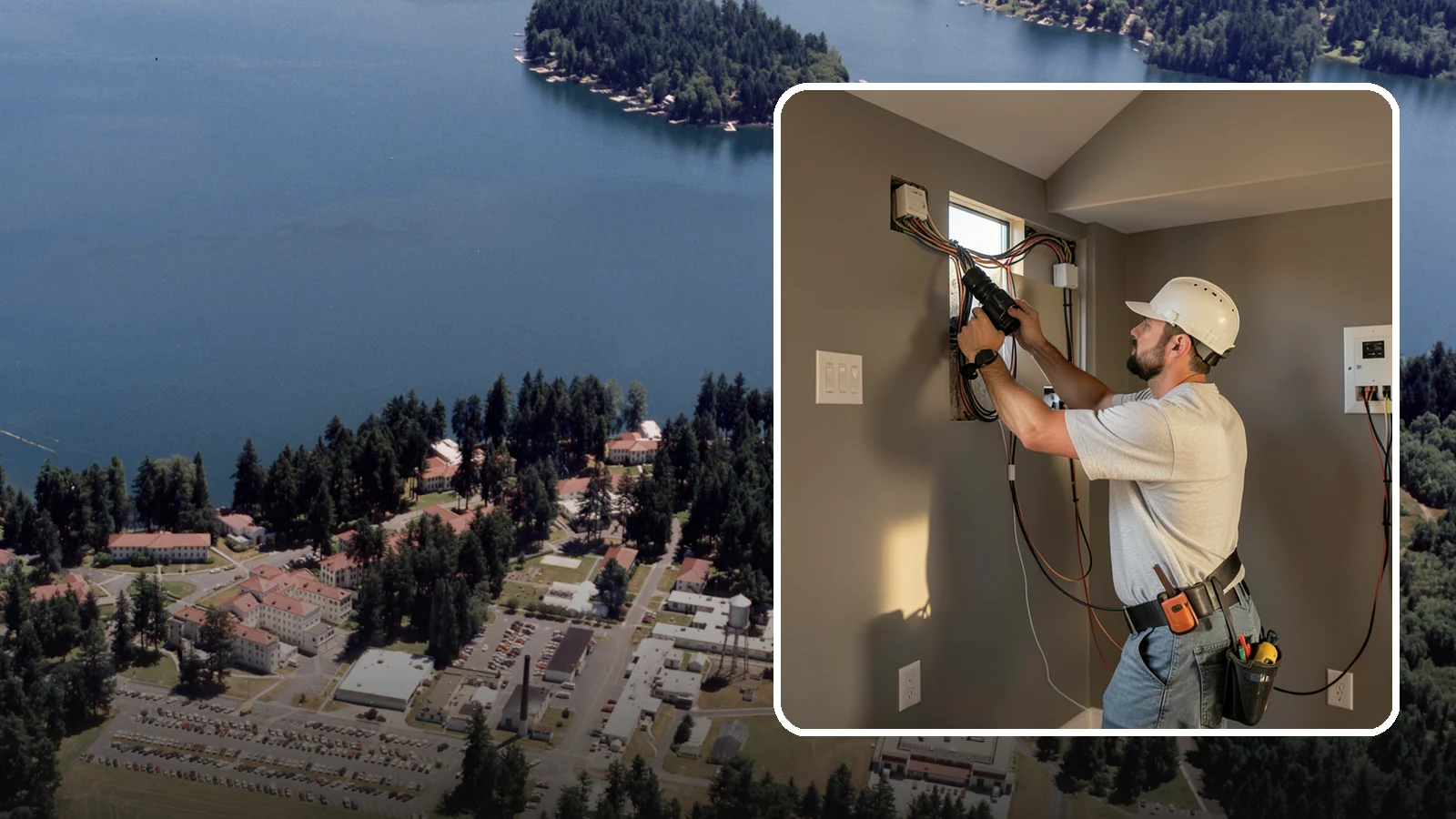 Home Theater Wiring in Lakewood, Pierce County, WA - We run clean, hidden home theater wiring for immersive picture and surround sound without the cable clutter.