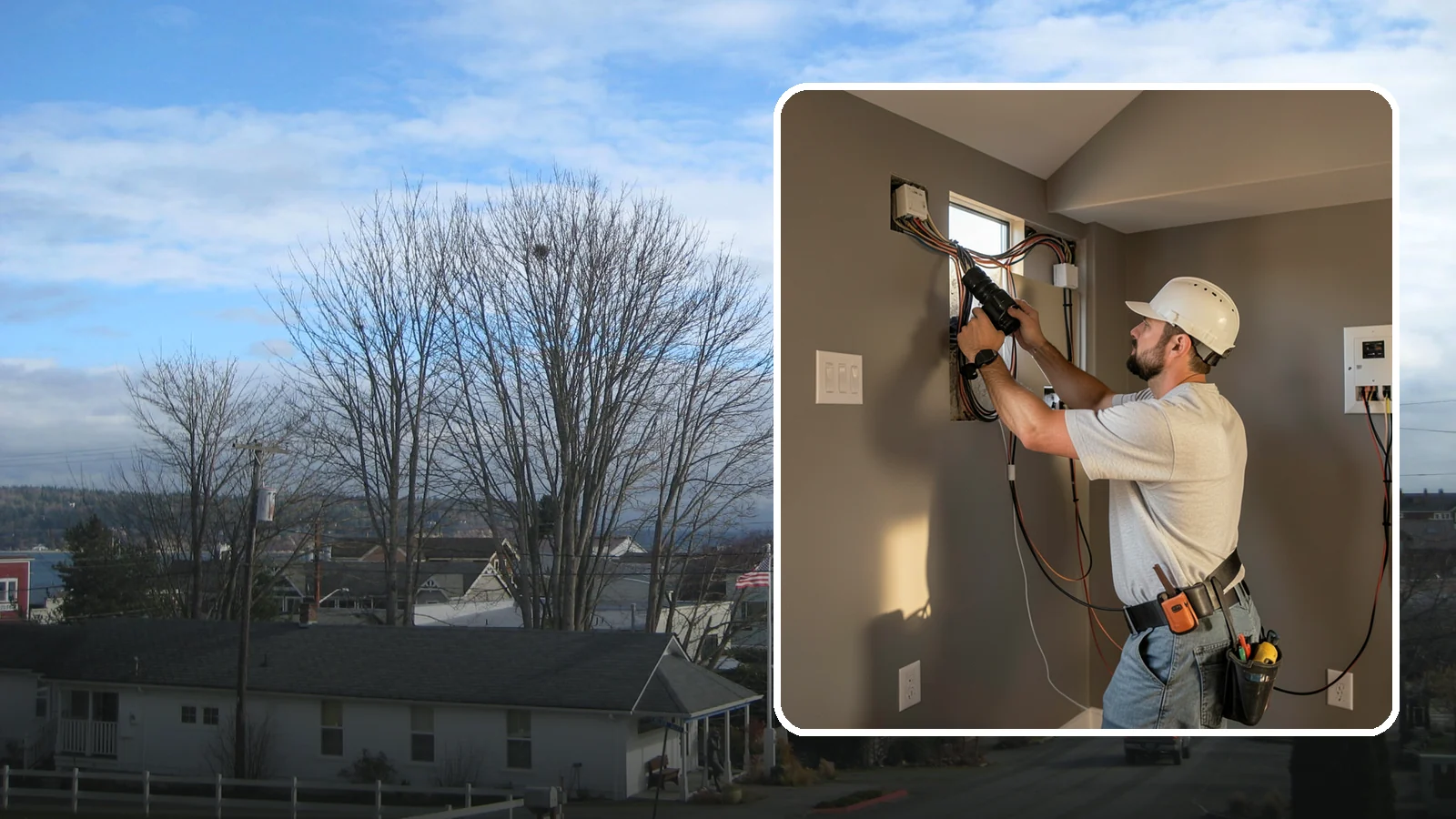 Home Theater Wiring in Langley, Island County, WA - We run clean, hidden home theater wiring for immersive picture and surround sound without the cable clutter.