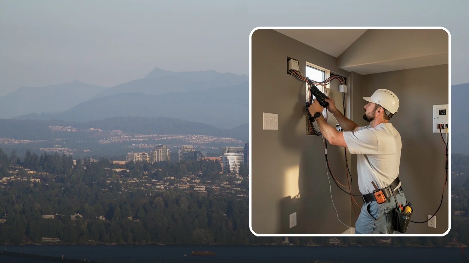 Home Theater Wiring in Medina, King County, WA - We run clean, hidden home theater wiring for immersive picture and surround sound without the cable clutter.