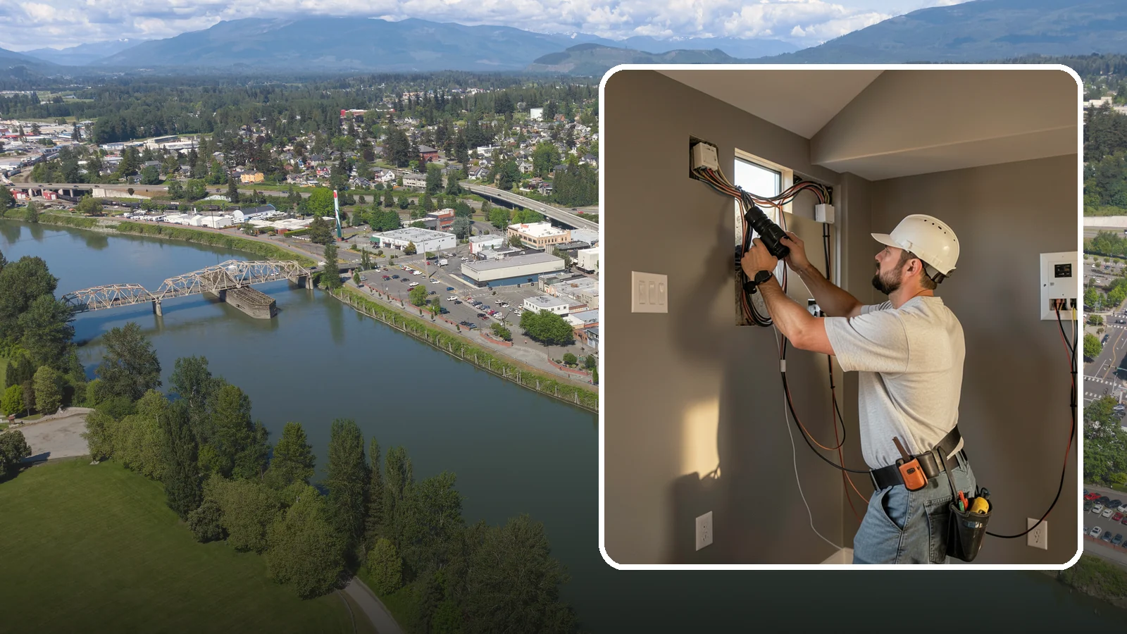 Home Theater Wiring in Mount Vernon, Skagit County, WA - We run clean, hidden home theater wiring for immersive picture and surround sound without the cable clutter.