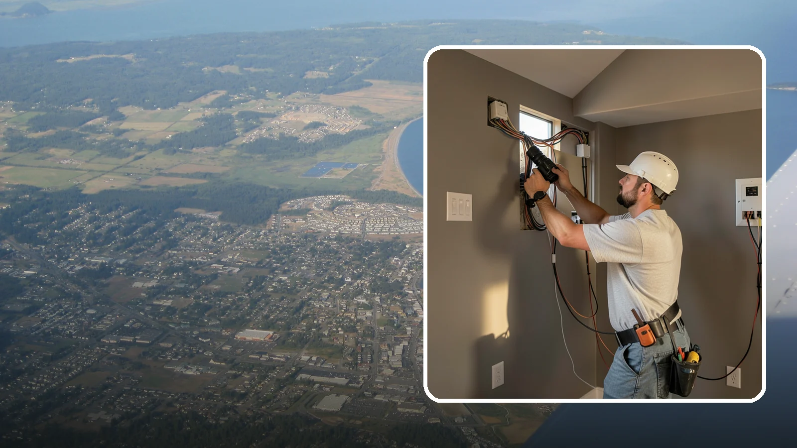 Home Theater Wiring in Oak Harbor, Island County, WA - We run clean, hidden home theater wiring for immersive picture and surround sound without the cable clutter.