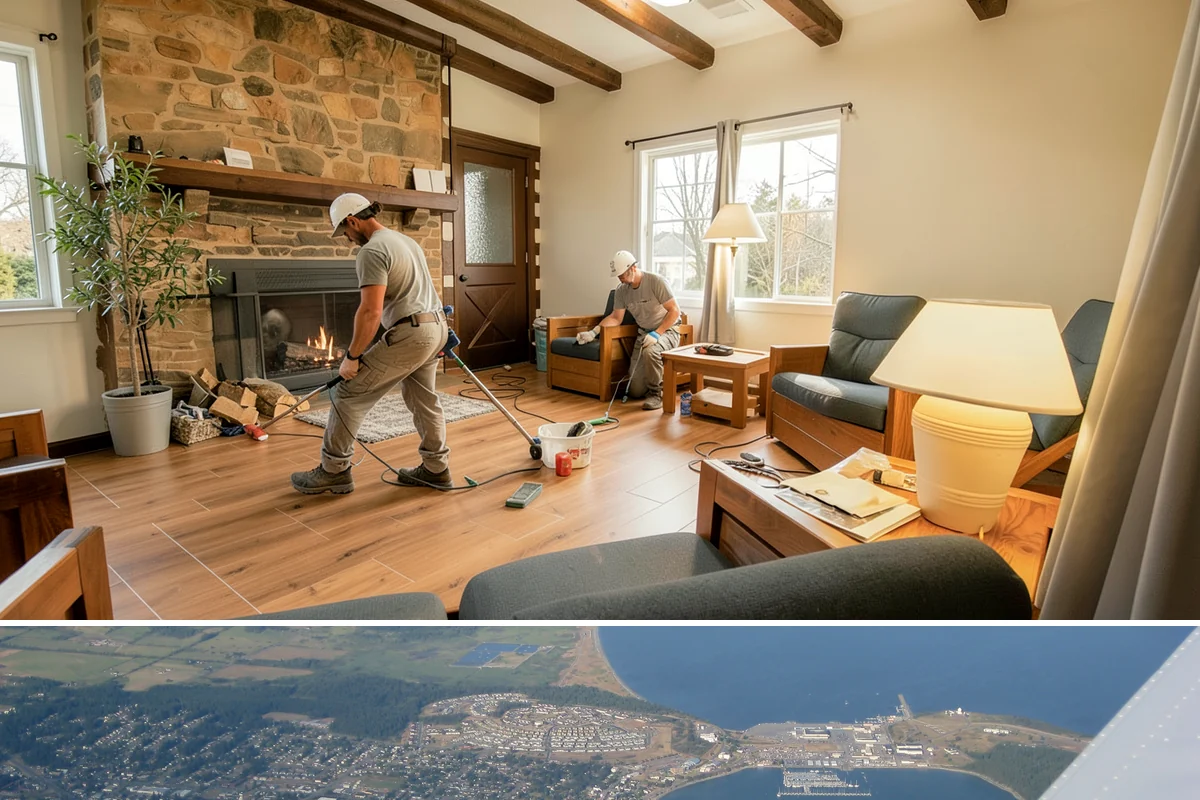 Home Theater Wiring in Oak Harbor, Island County, WA - Home theater wiring fits well within a remodel or as an indoor project during the rainy PNW winter.