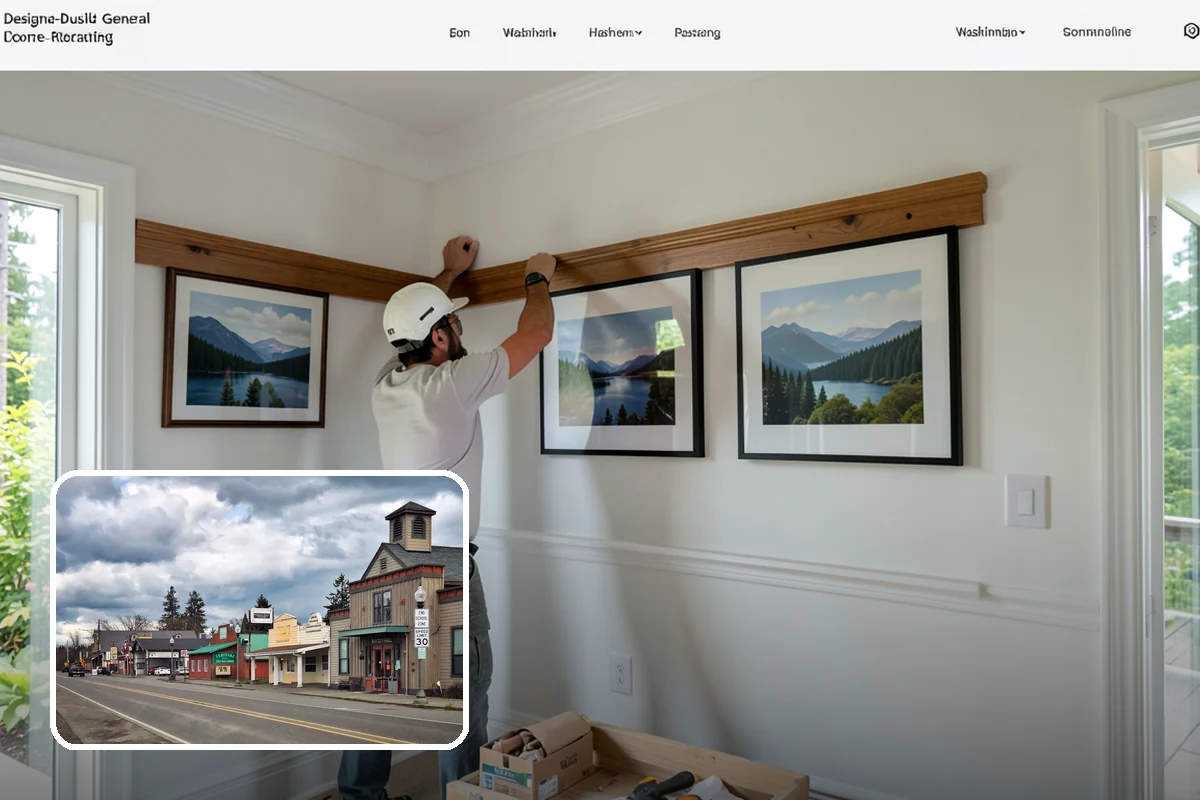 Home Theater Wiring in Roy, Pierce County, WA - Hidden wiring for a clean, clutter-free room