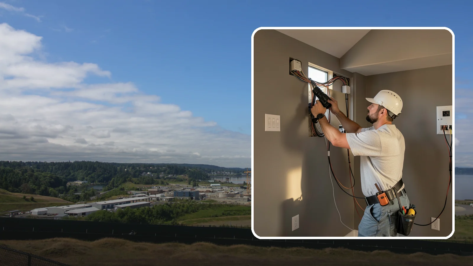 Home Theater Wiring in University Place, Pierce County, WA - We run clean, hidden home theater wiring for immersive picture and surround sound without the cable clutter.