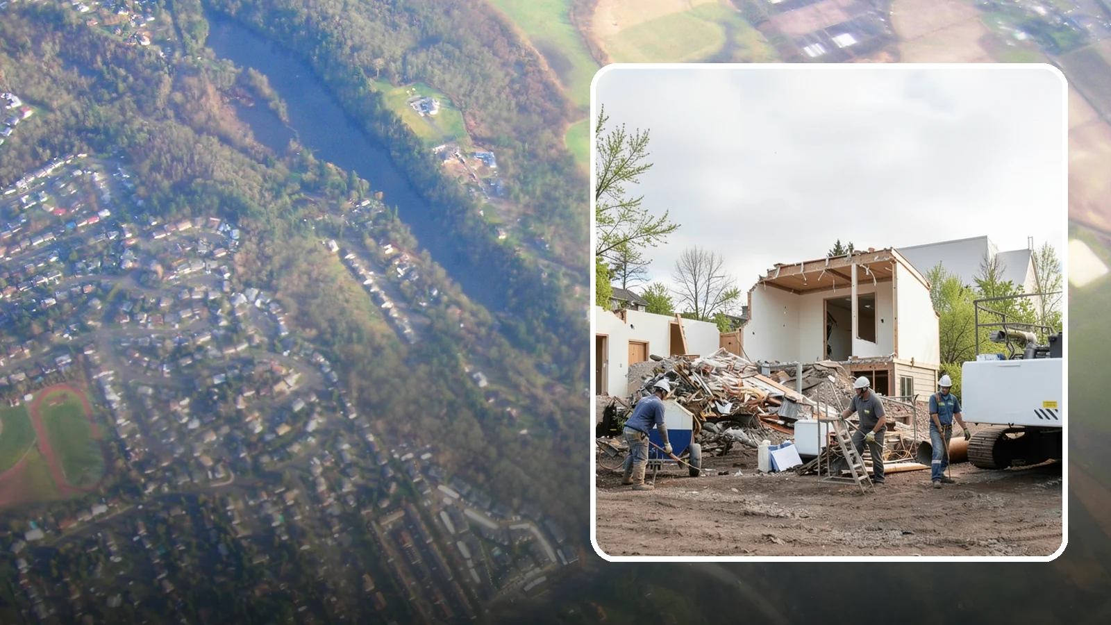 House Demolition in Algona, King County, WA - We safely demolish entire houses and clear the site so your Western Washington rebuild can start clean.