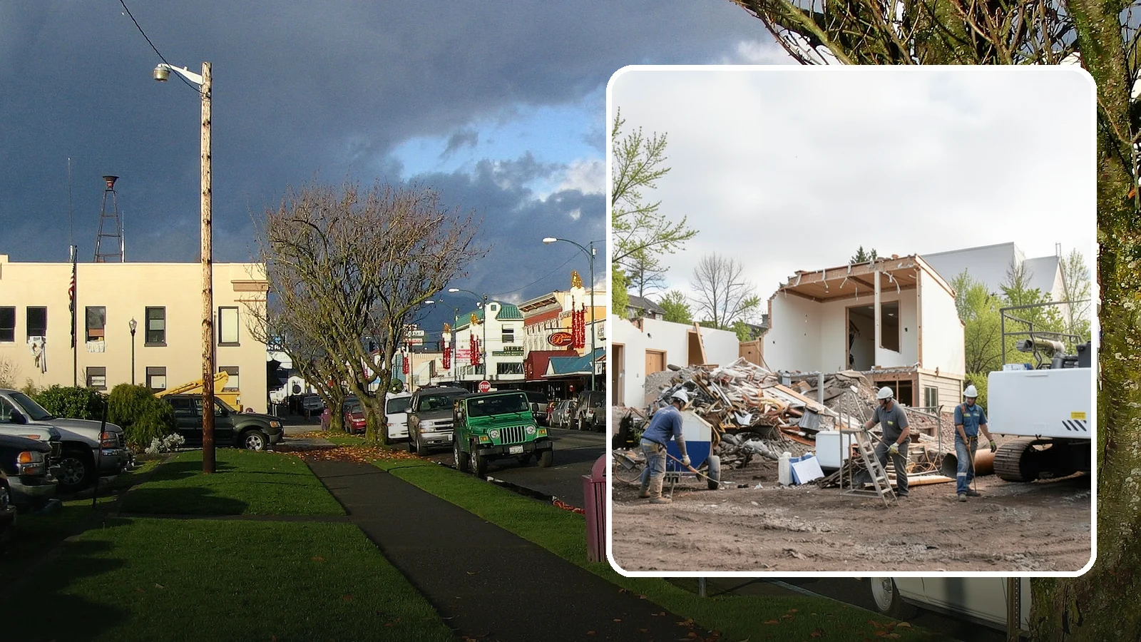 House Demolition in Arlington, Snohomish County, WA - We safely demolish entire houses and clear the site so your Western Washington rebuild can start clean.