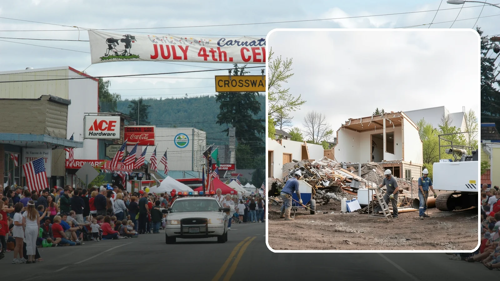 House Demolition in Carnation, King County, WA - We safely demolish entire houses and clear the site so your Western Washington rebuild can start clean.