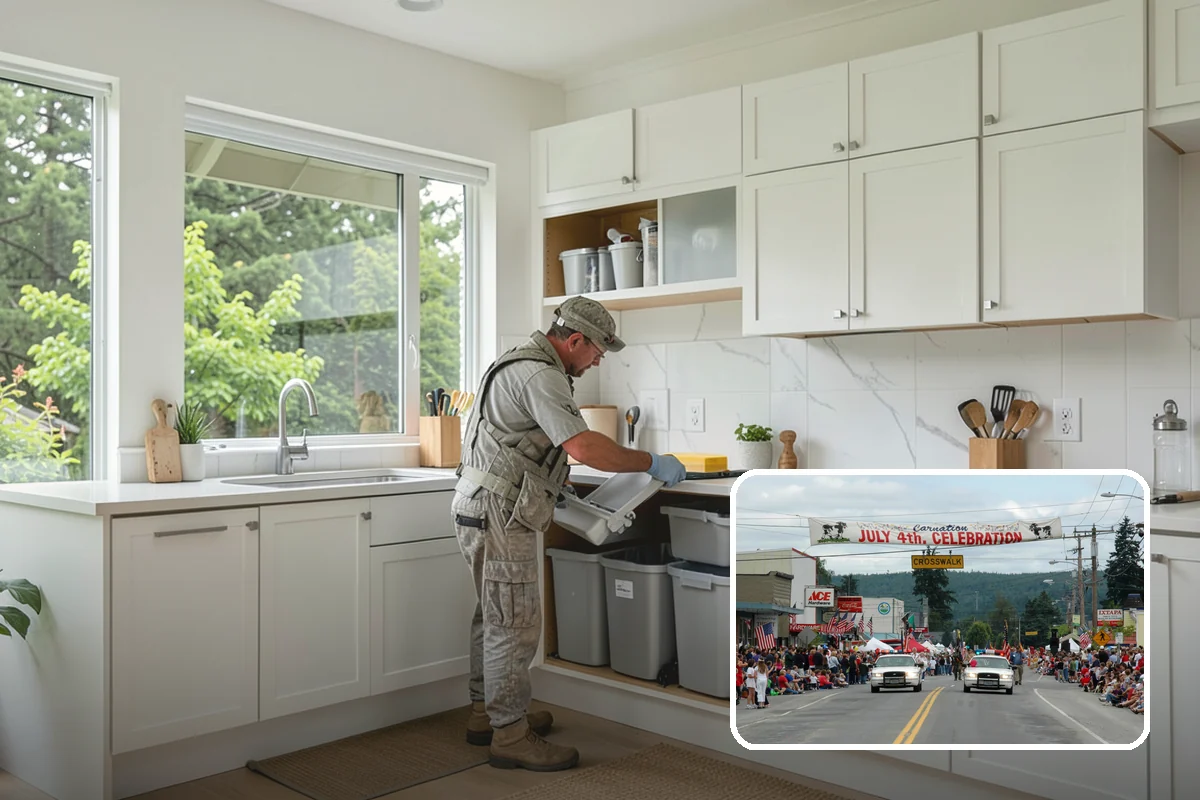 House Demolition in Carnation, King County, WA - Permits, disconnects, and asbestos checks handled for you