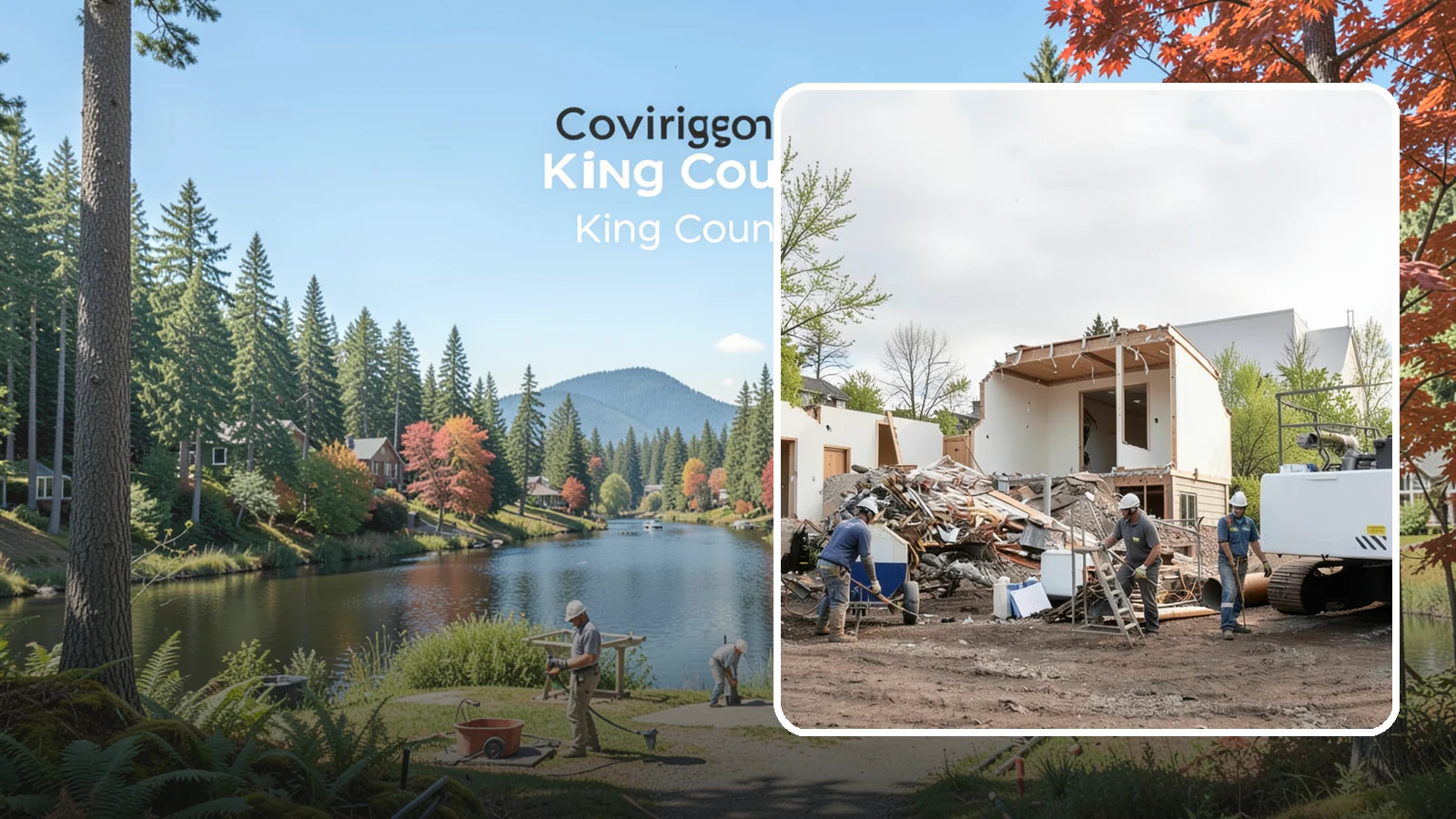 House Demolition in Covington, King County, WA - We safely demolish entire houses and clear the site so your Western Washington rebuild can start clean.