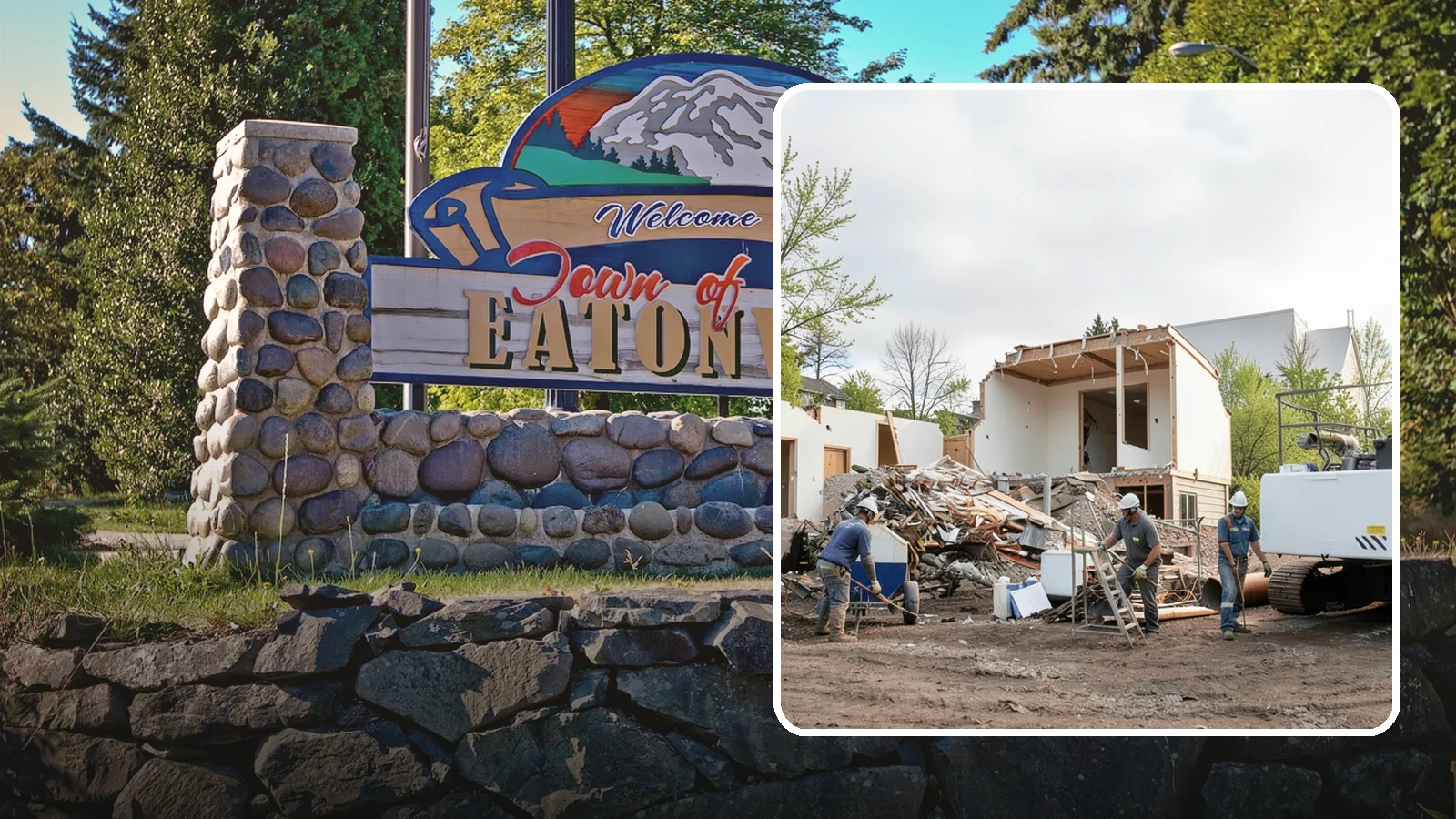House Demolition in Eatonville, Pierce County, WA - We safely demolish entire houses and clear the site so your Western Washington rebuild can start clean.