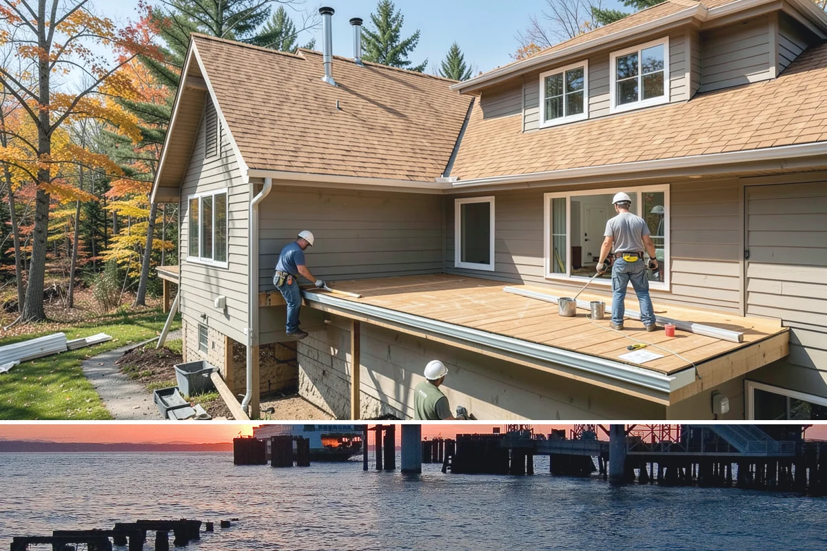House Demolition in Edmonds, Snohomish County, WA - House demolition runs in any season