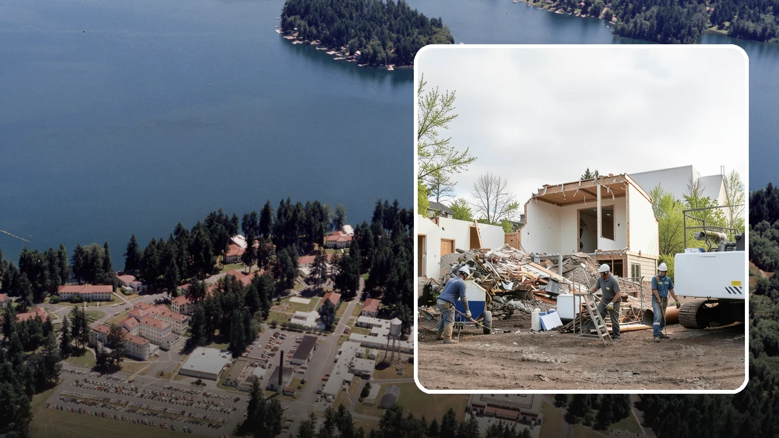 House Demolition in Lakewood, Pierce County, WA - We safely demolish entire houses and clear the site so your Western Washington rebuild can start clean.