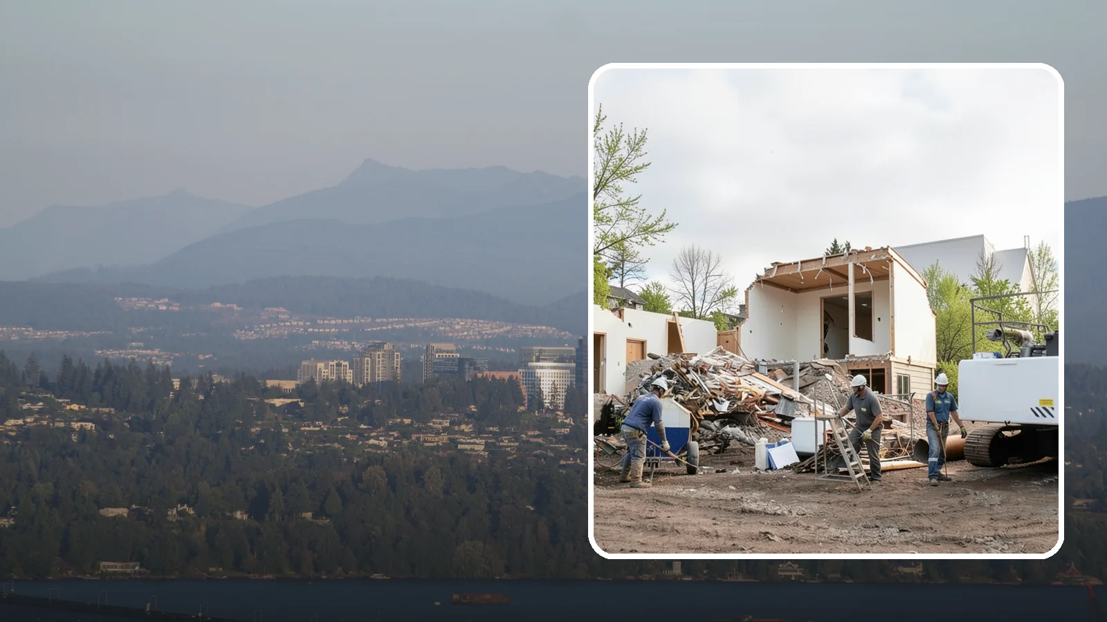 House Demolition in Medina, King County, WA - We safely demolish entire houses and clear the site so your Western Washington rebuild can start clean.