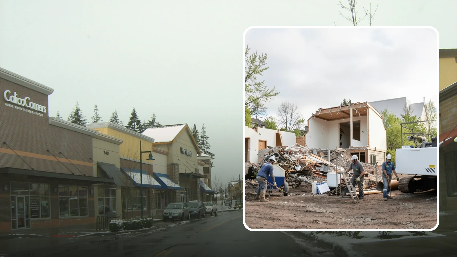 House Demolition in Mill Creek, Snohomish County, WA - We safely demolish entire houses and clear the site so your Western Washington rebuild can start clean.