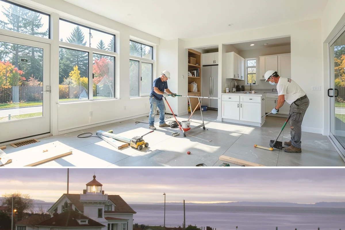 House Demolition in Mukilteo, Snohomish County, WA - House demolition runs in any season