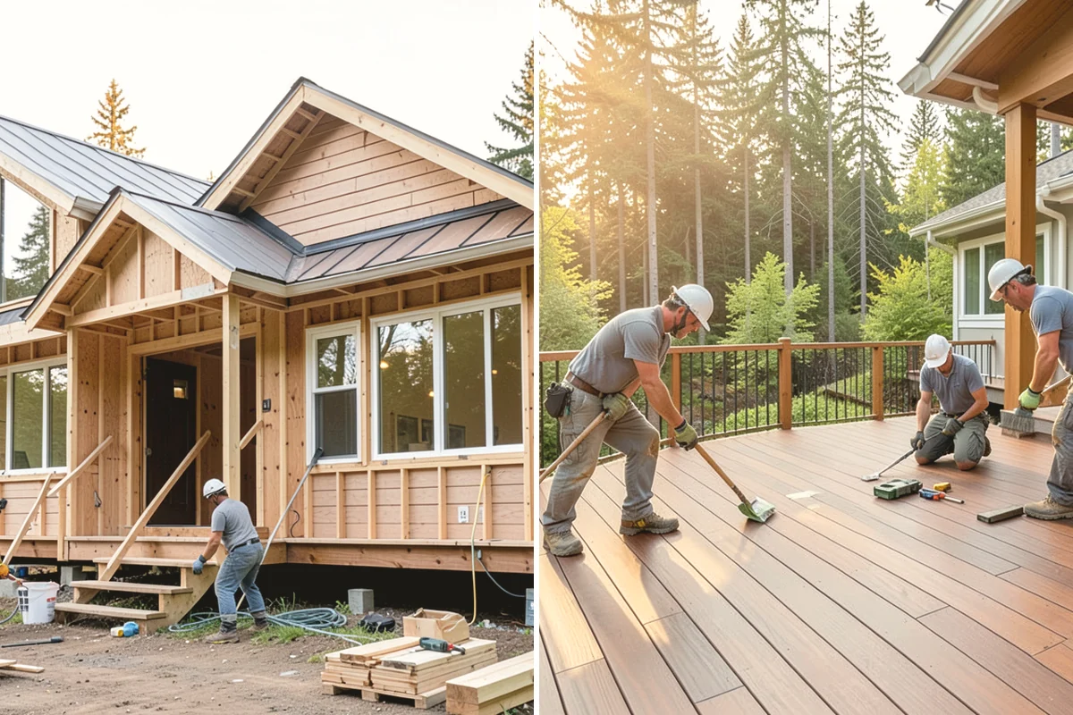 House Demolition in Oak Harbor, Island County, WA - Pull demolition permits and schedule utility disconnects