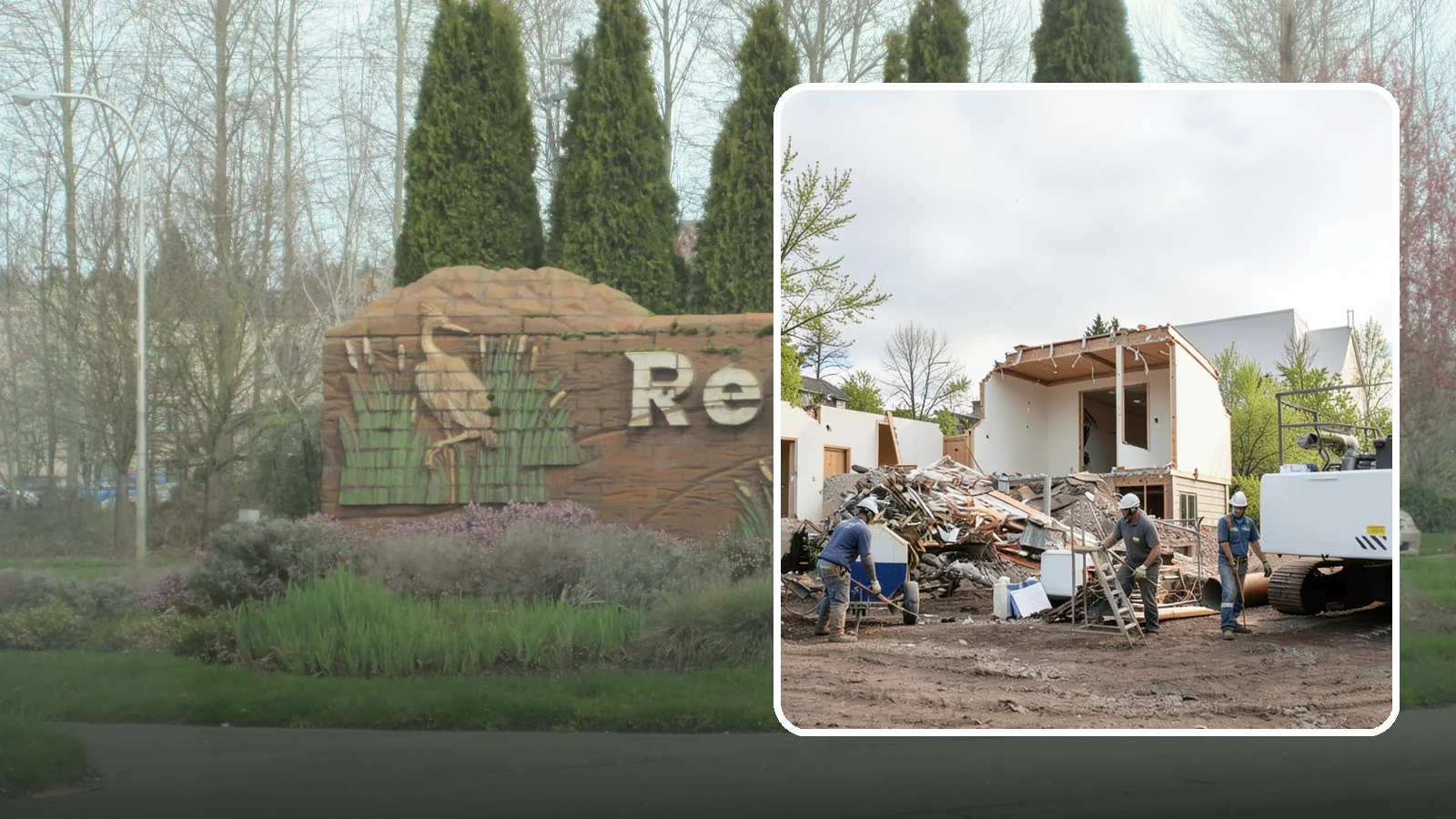House Demolition in Renton, King County, WA - We safely demolish entire houses and clear the site so your Western Washington rebuild can start clean.
