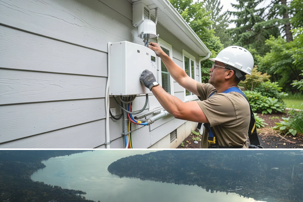 House Demolition in Sammamish, King County, WA - House demolition runs in any season