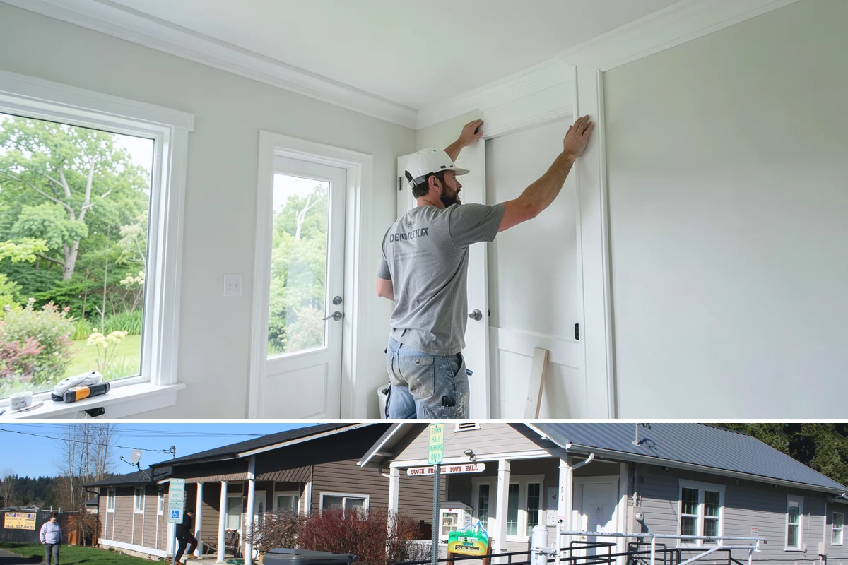 House Demolition in South Prairie, Pierce County, WA - House demolition runs in any season