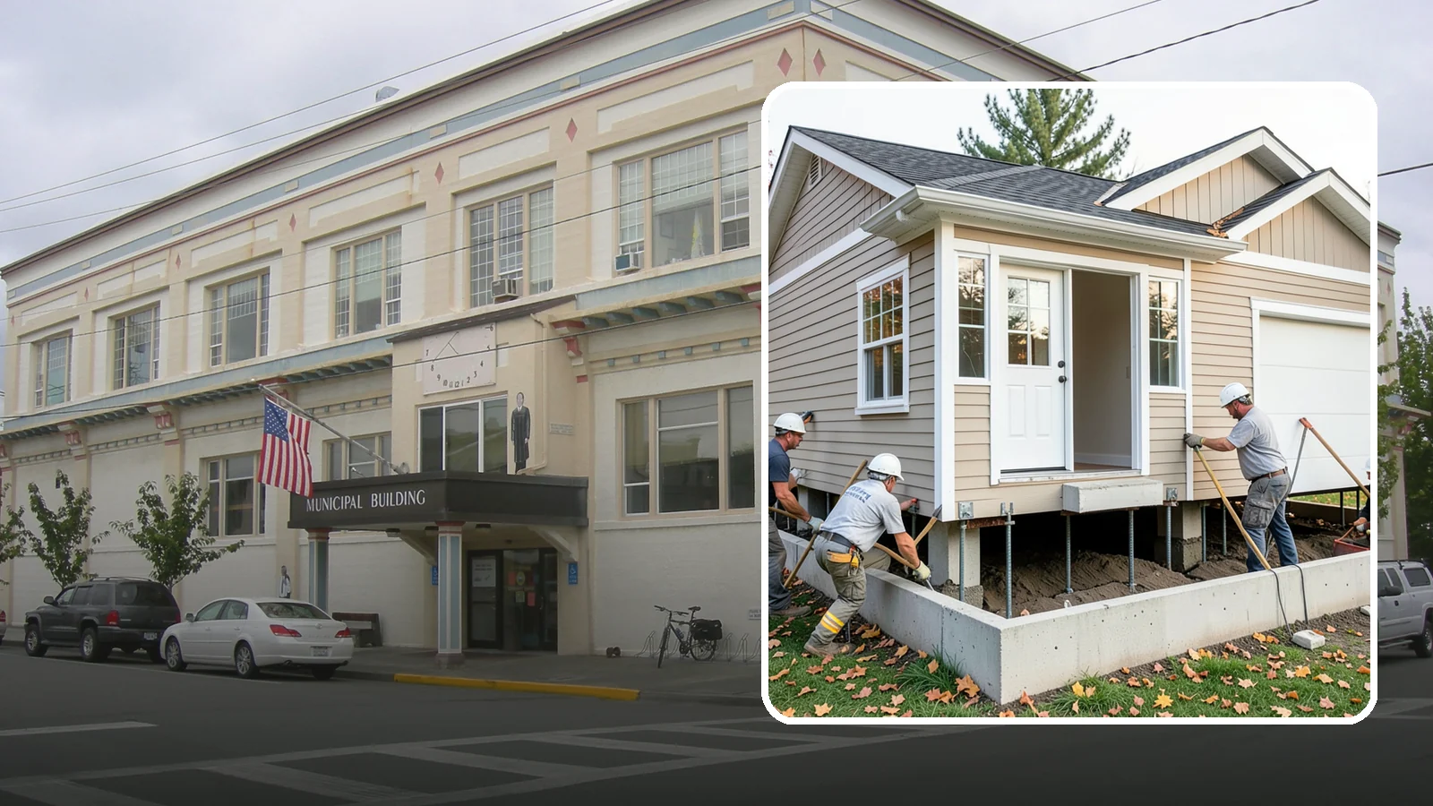 House Leveling in Anacortes, Skagit County, WA - We lift and level settled homes to close cracks, free sticking doors, and put the structure back on plane.